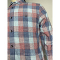 Multi Color Gradient Poplin Plaid Shirt